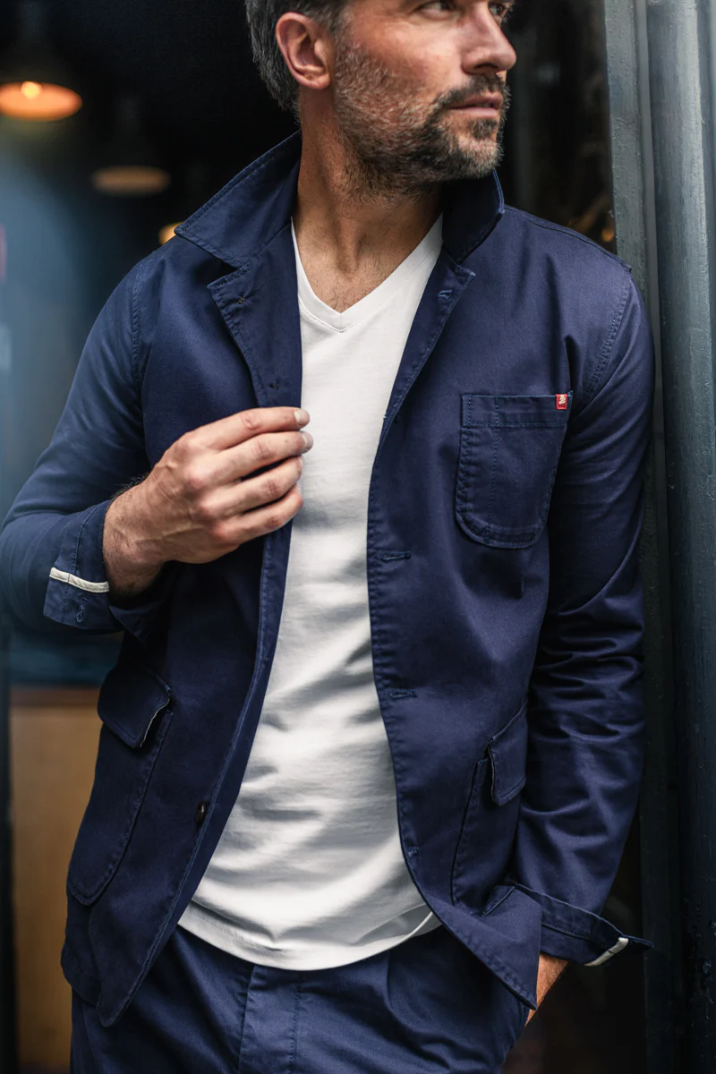 &SONS Hemingway Suit Jacket Midnight Blue - Image 12