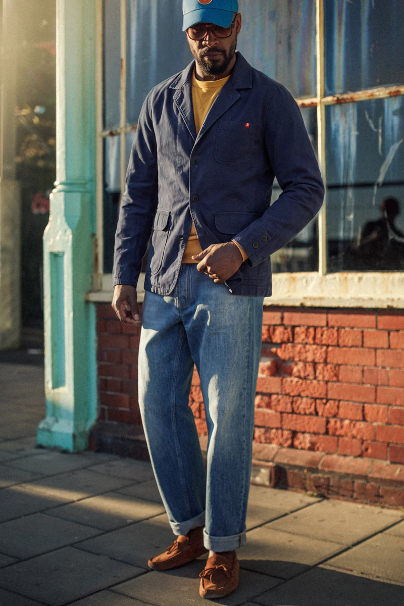 &SONS Hemingway Suit Jacket Midnight Blue - Image 3