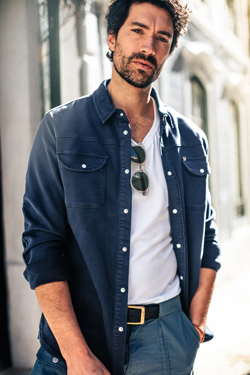 Sunday Shirt Utility Navy - Image 6