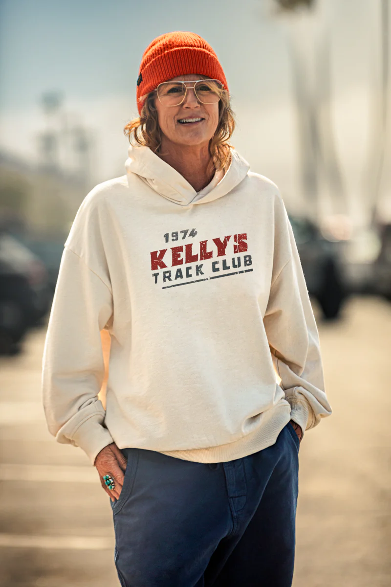 Damsons Track Club Relaxed Hoodie Raw