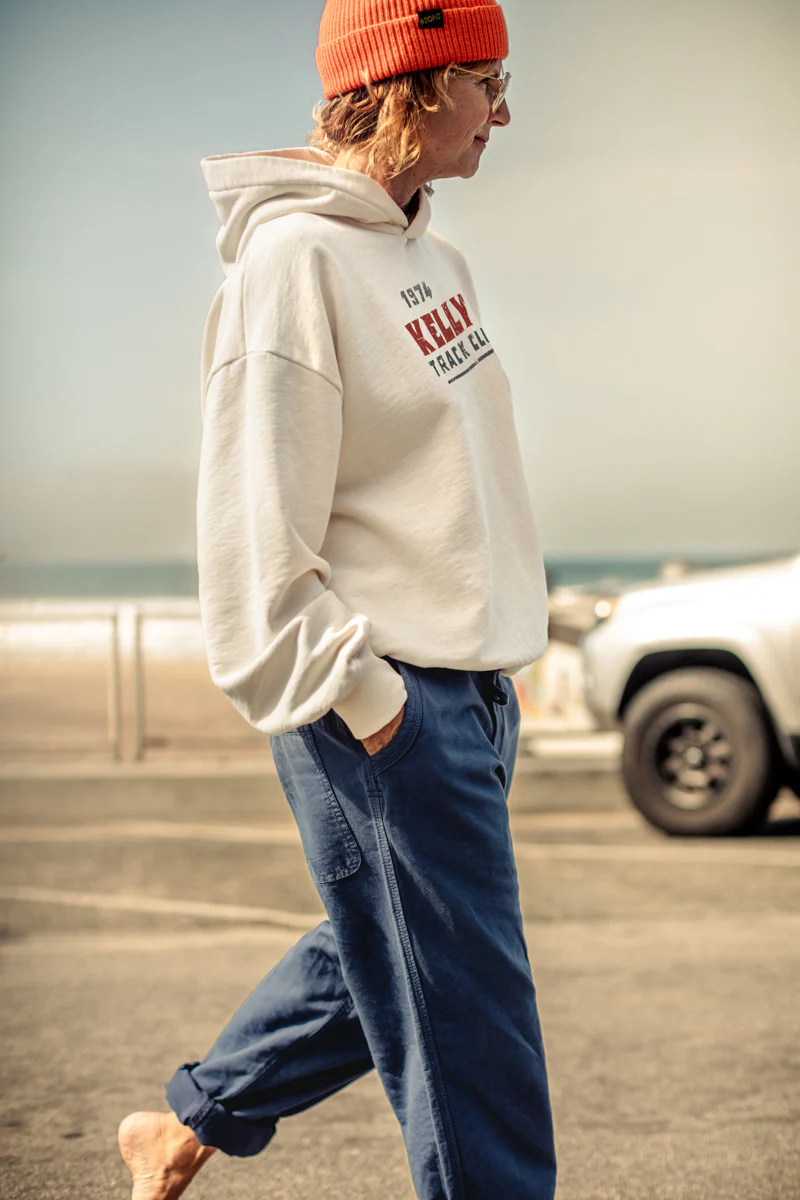 Damsons Track Club Relaxed Hoodie Raw - Image 6