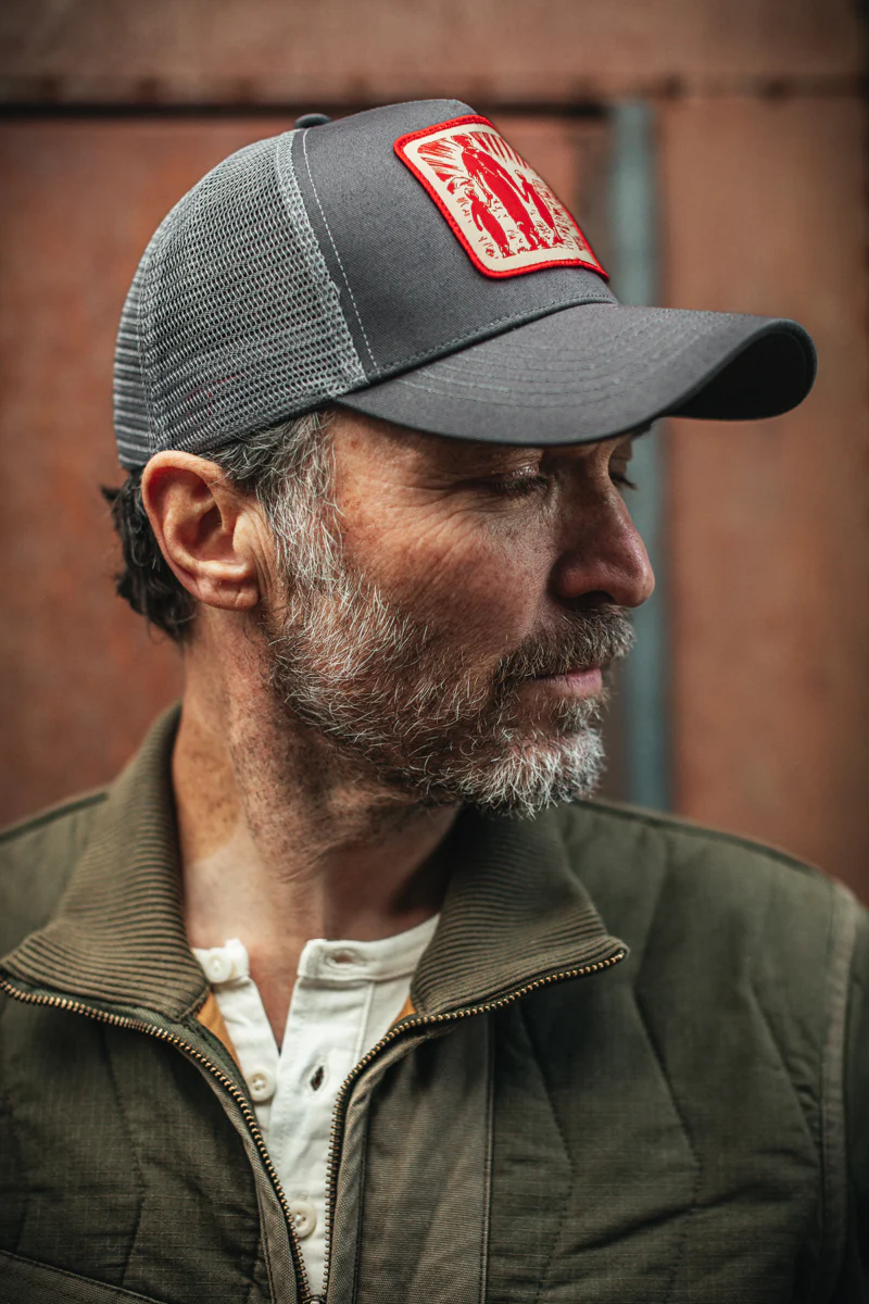 Trucker Badge Cap Grey - Image 5