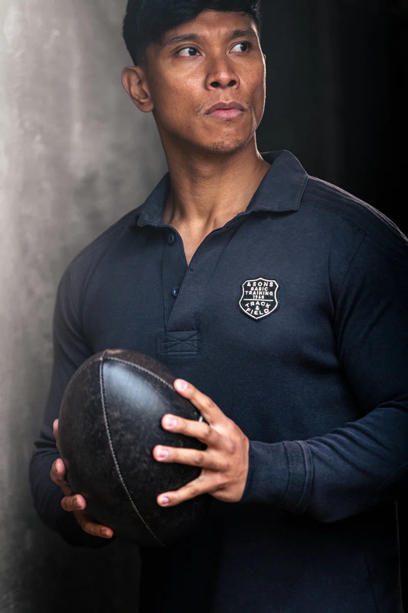&SONS Winger Rugby Top Navy - Image 4