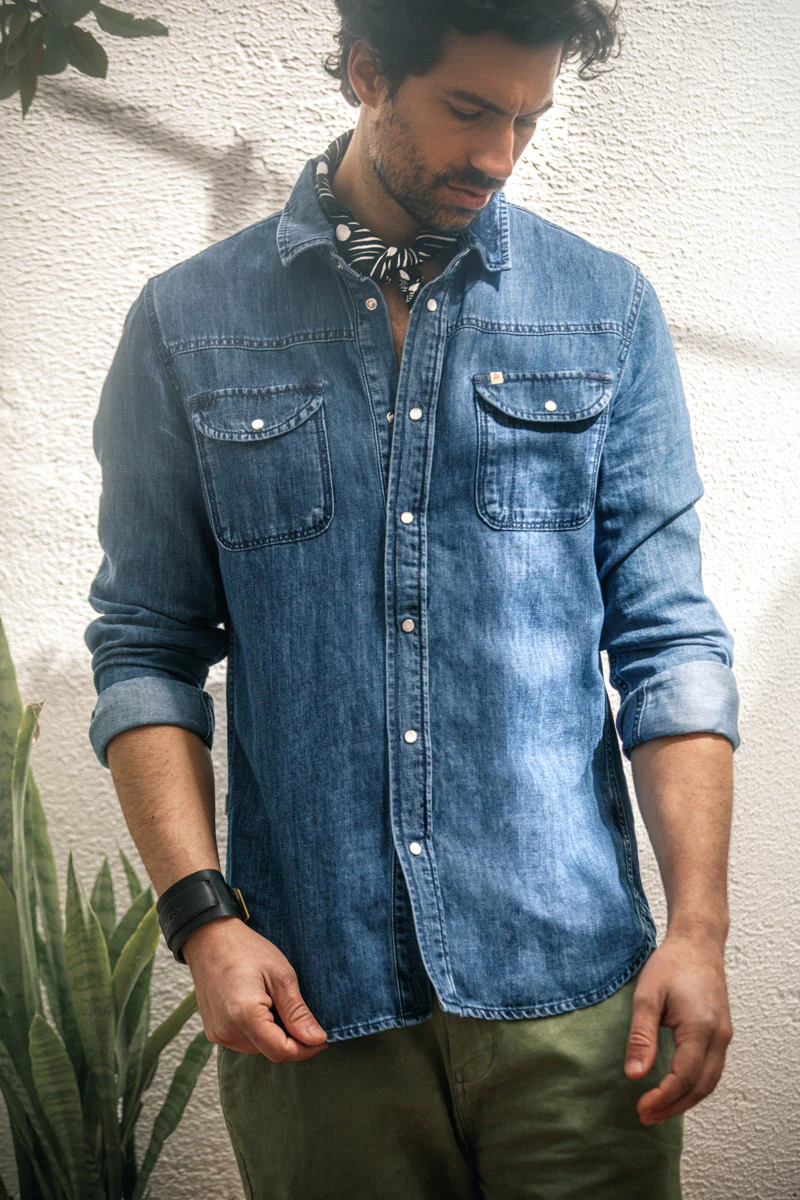 Sunday Shirt Denim - Image 7