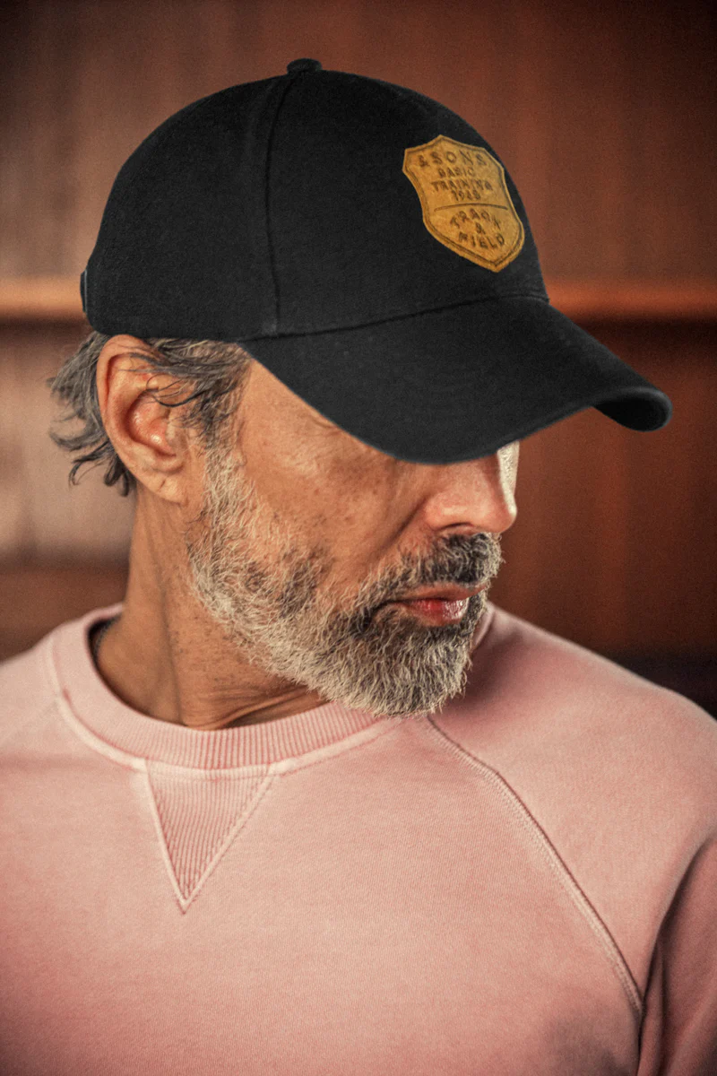 Track and Field Baseball Cap Black - Image 3