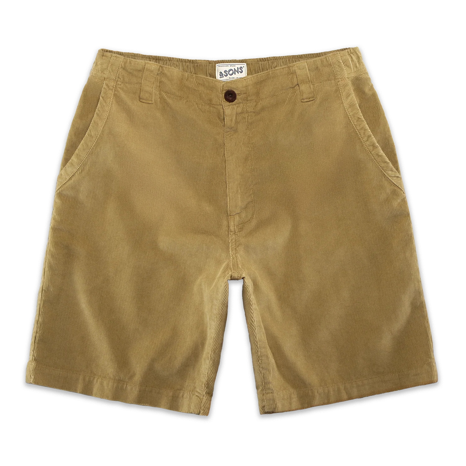 Utah Cord Shorts Light Tan - Image 5