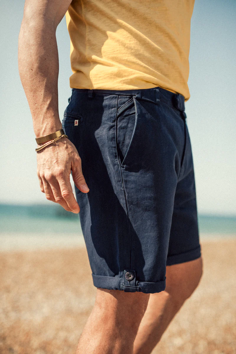 Virgil Chino Shorts Navy - Image 4